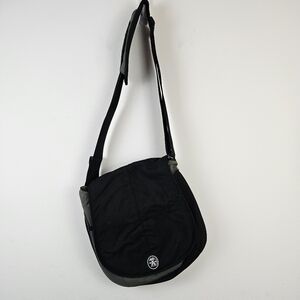 Crumpler The Luncheon Laptop Messenger Crossbody Bag - Black w/ grey